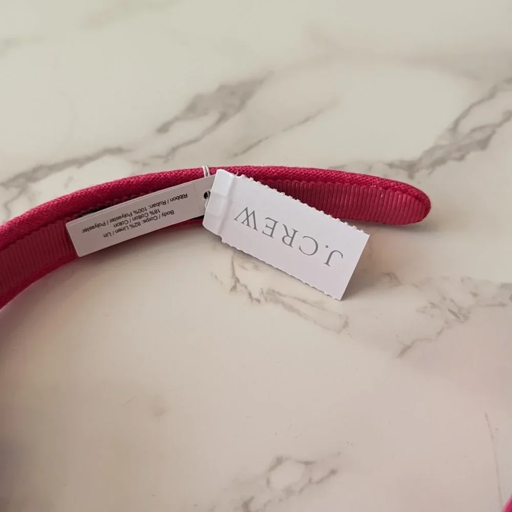 J.Crew Linen-blend Bow Headband - Picture 3 of 5